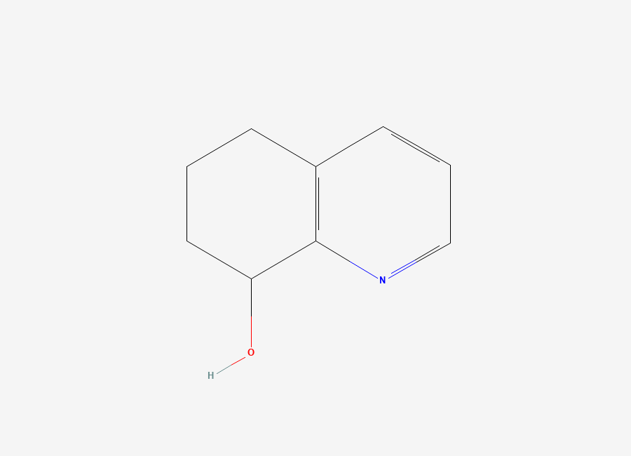 Two-dimensional chemical structure of 8-Hydroxy-5,6,7,8-tetrahydroquinoline