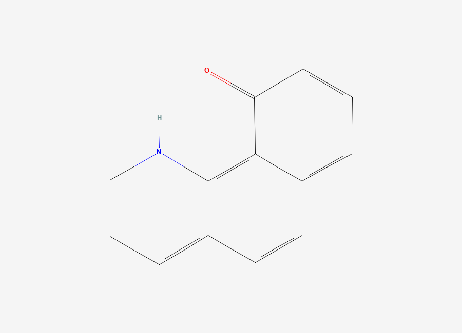 Two-dimensional chemical structure of 10-Hydroxybenzo(h)quinoline