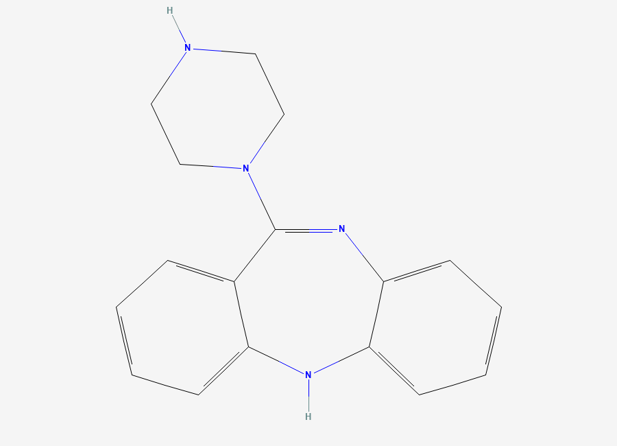 Two-dimensional chemical structure of DREADD agonist 21