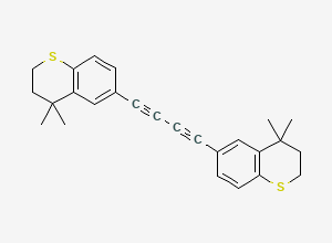 Two-dimensional chemical structure of Tazarotene Thiochromane Dimer, CAS 1010805-73-8