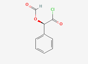Two-dimensional chemical structure of O-Formyl-D-mandeloyl chloride