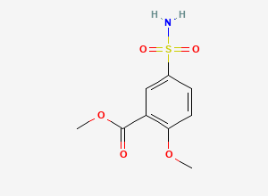Two-dimensional chemical structure of Sulpiride EP Impurity B, CAS 33045-52-2