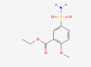 Two-dimensional chemical structure of Sulpiride EP Impurity C, CAS 33045-53-3