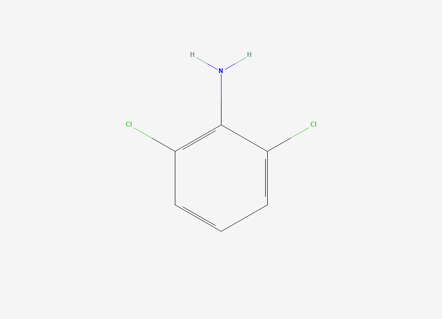 Two-dimensional chemical structure of Clonidine EP Impurity C / 2,6-Dichloroaniline Impurity, CAS 608-31-1