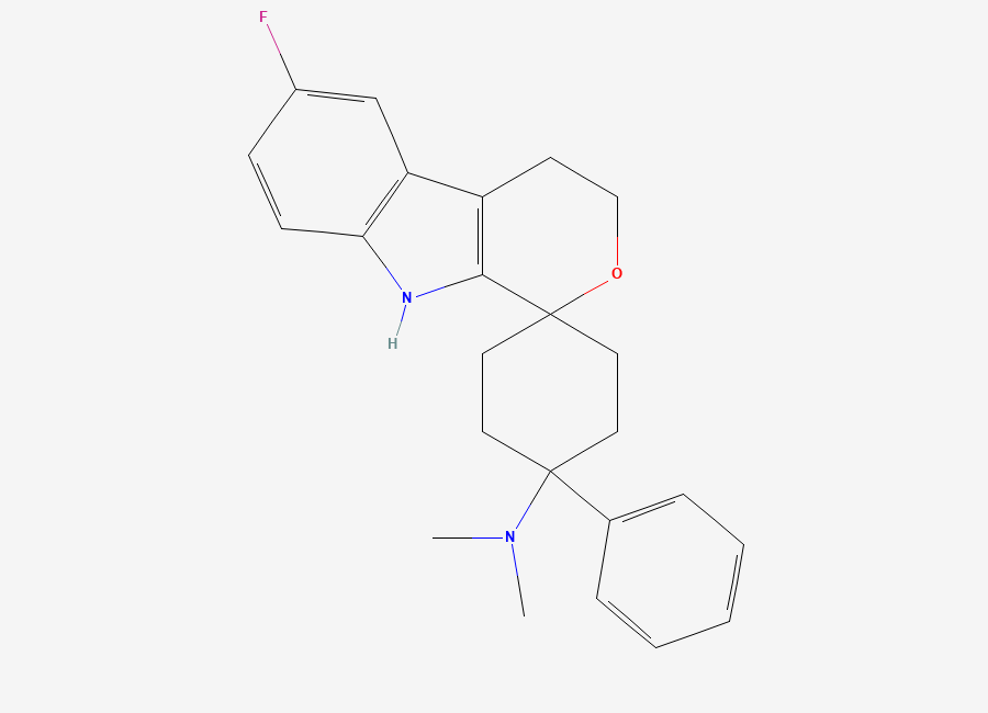 Two-dimensional chemical structure of Cebranopadol