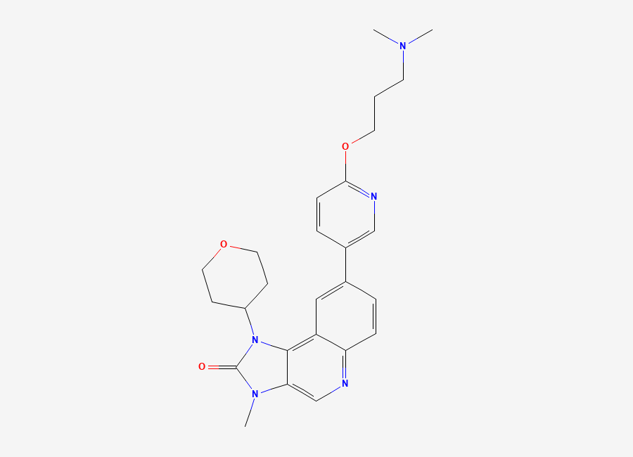 Two-dimensional chemical structure of Palbociclib Impurity C, CAS 1821428-35-6
