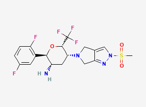Two-dimensional chemical structure of Cofrogliptin