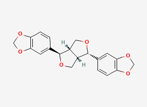 Two-dimensional chemical structure of (-)-Asarinin