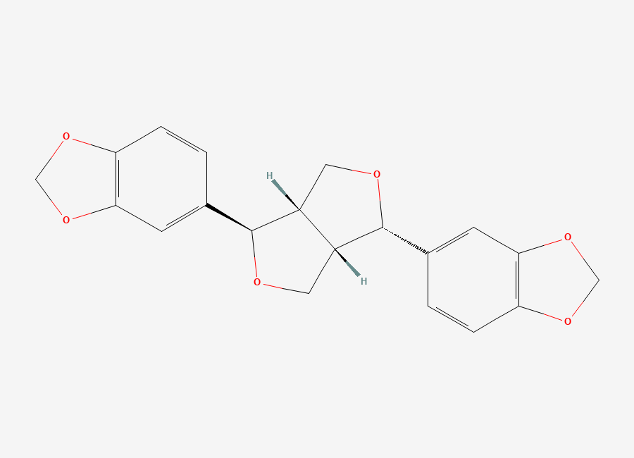 Two-dimensional chemical structure of (-)-Asarinin