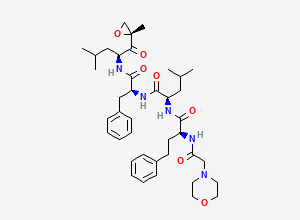 Two-dimensional chemical structure of Carfilzomib Impurity 22, CAS 2049025-45-6