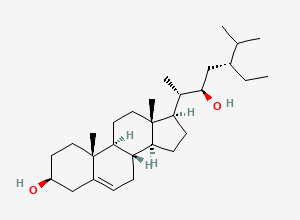 Two-dimensional chemical structure of Stigmasterol Impurity 7, CAS 51771-53-0