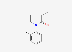 Two-dimensional chemical structure of Crotamiton EP Impurity A, CAS 13936-71-5