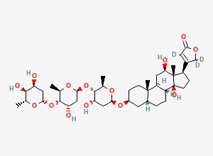 Two-dimensional chemical structure of Digoxin-D3