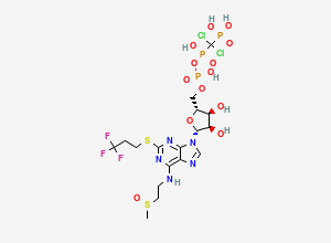 Two-dimensional chemical structure of Cangrelor Impurity 12