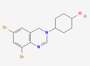 Two-dimensional chemical structure of Ambroxol Cycloimine, CAS 2088879-81-4