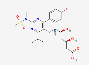 Two-dimensional chemical structure of Rosuvastatin FP Impurity B