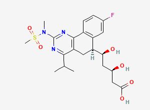 Two-dimensional chemical structure of Rosuvastatin Calcium Impurity L, CAS 854898-53-6