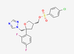 Two-dimensional chemical structure of Posaconazole Impurity 15, CAS 2423024-27-3