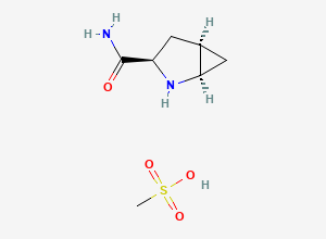 Two-dimensional chemical structure of Saxagliptin RRR Isomer, CAS 1312338-82-1