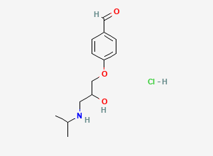 Two-dimensional chemical structure of Metoprolol Related Compound C (HCl salt), CAS 1956321-87-1