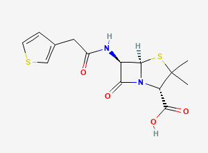 Two-dimensional chemical structure of Ticarcillin EP Impurity A, CAS 36041-93-7