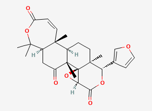 Two-dimensional chemical structure of Obacunone