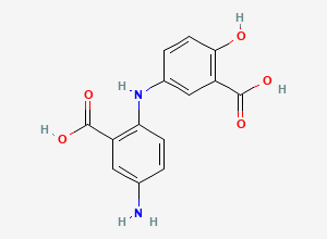 Two-dimensional chemical structure of Mesalazine EP Impurity S, CAS 1797983-23-3