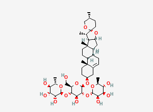 Two-dimensional chemical structure of (+)-Dioscin