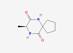 Two-dimensional chemical structure of Alaptide, CAS 90058-29-0