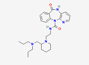 Two-dimensional chemical structure of AF-DX-384
