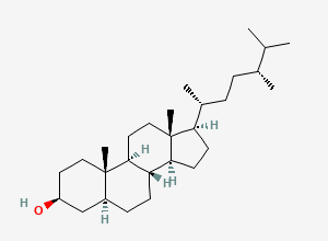 Two-dimensional chemical structure of Campestanol, CAS 474-60-2
