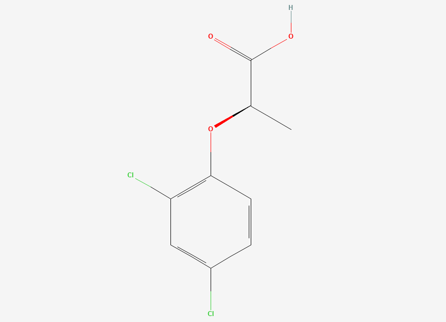 Two-dimensional chemical structure of Dichlorprop-P