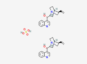 Two-dimensional chemical structure of Cinchonine Sulfate, CAS 5949-16-6