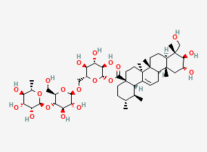 Two-dimensional chemical structure of Asiaticoside, CAS 16830-15-2