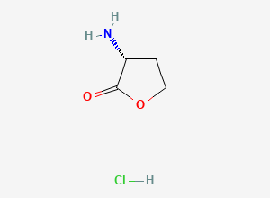 Two-dimensional chemical structure of D-Homoserine Lactone hydrochloride