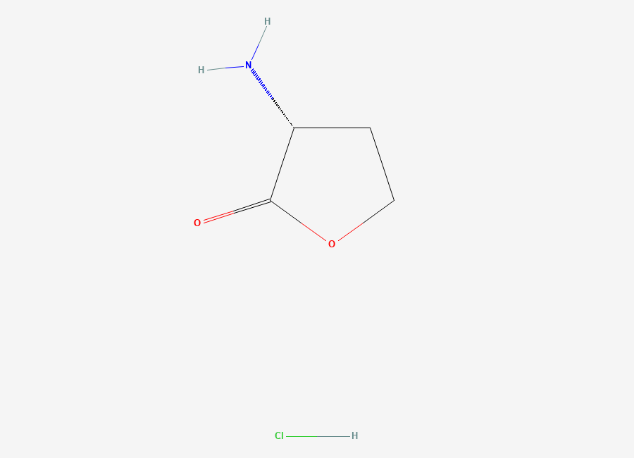 Two-dimensional chemical structure of D-Homoserine Lactone hydrochloride