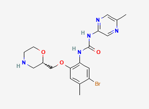 Two-dimensional chemical structure of Rabusertib