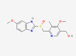 Two-dimensional chemical structure of 5-Hydroxy Omeprazole, CAS 92340-57-3