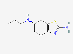 Two-dimensional chemical structure of Pramipexole, CAS 104632-26-0