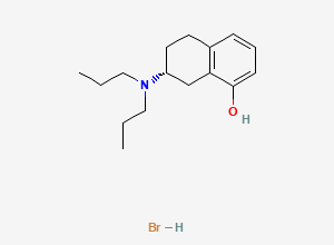 Two-dimensional chemical structure of (R)-(+)-8-Hydroxy-DPAT hydrobromide