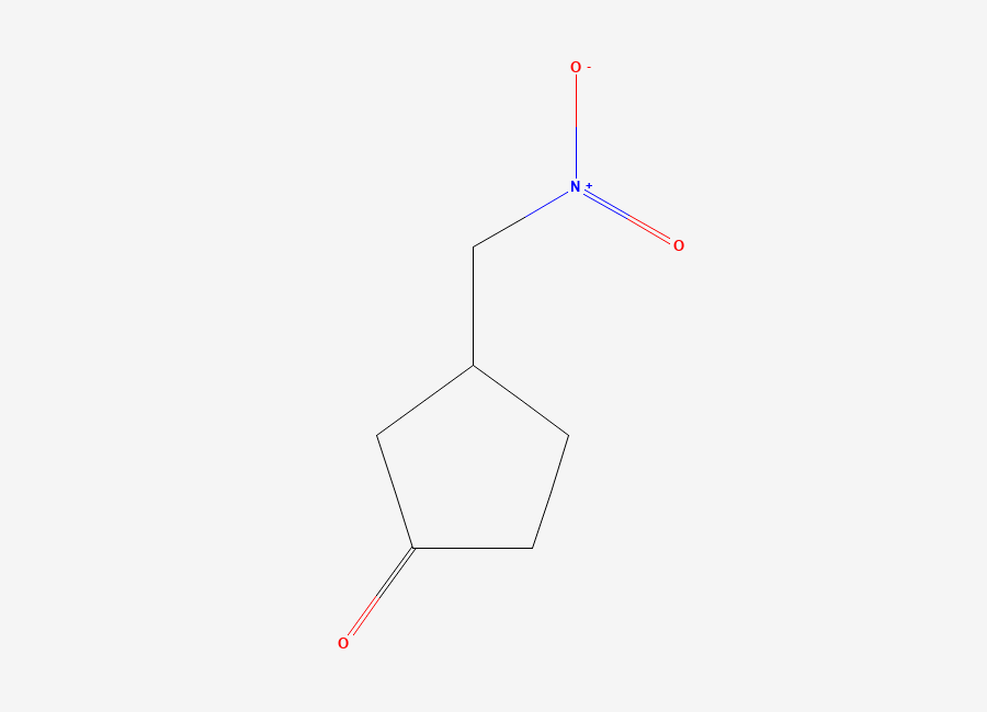 Two-dimensional chemical structure of 3-(Nitromethyl)cyclopentanone