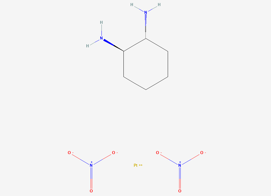 Two-dimensional chemical structure of Oxaliplatin Related Compound B, CAS 66900-68-3