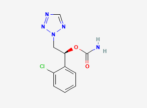 Two-dimensional chemical structure of Cenobamate S-Enantiomer, CAS 913088-81-0