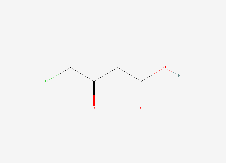 Two-dimensional chemical structure of Butanoic acid, 4-chloro-3-oxo-