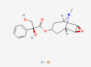 Two-dimensional chemical structure of Anisodine hydrobromide