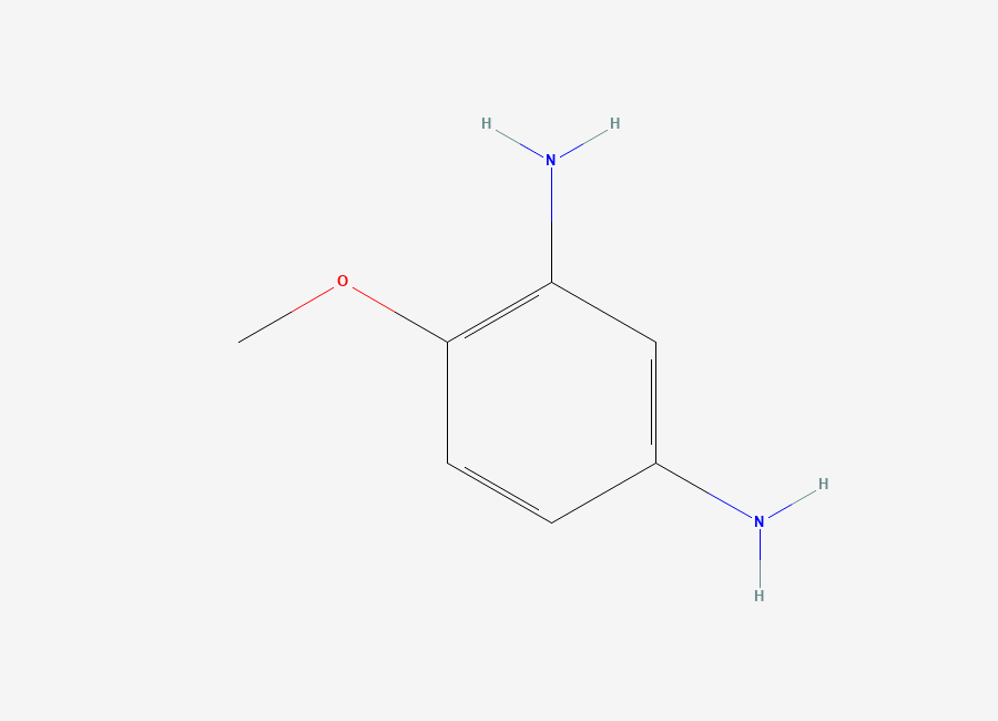Two-dimensional chemical structure of 2,4-Diaminoanisole