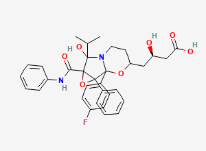 Two-dimensional chemical structure of Atorvastatin Impurity 91