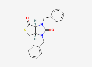 Two-dimensional chemical structure of (3AS-cis)-1,3-Dibenzyltetrahydro-1H-thieno[3,4-D]imidazole-2,4-dione