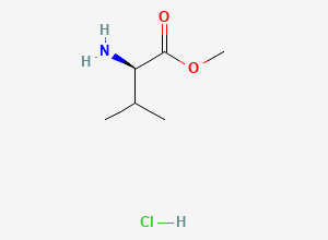 Two-dimensional chemical structure of Methyl D-valinate hydrochloride
