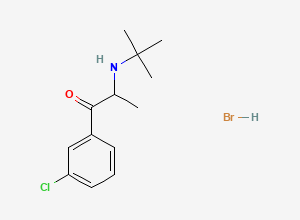 Two-dimensional chemical structure of Bupropion Hydrobromide